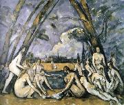 Paul Cezanne Les Grandes Baigneuses painting